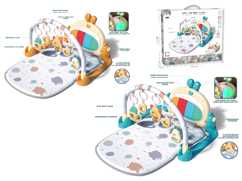 2 In 1 Pedal Piano Fitness Blanket