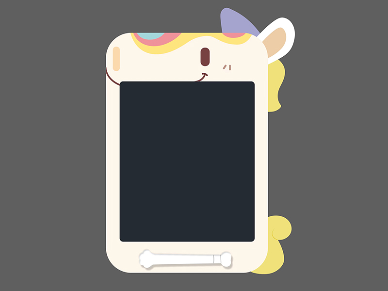 10.5 Inch Unicorn Lcd Drawing Board