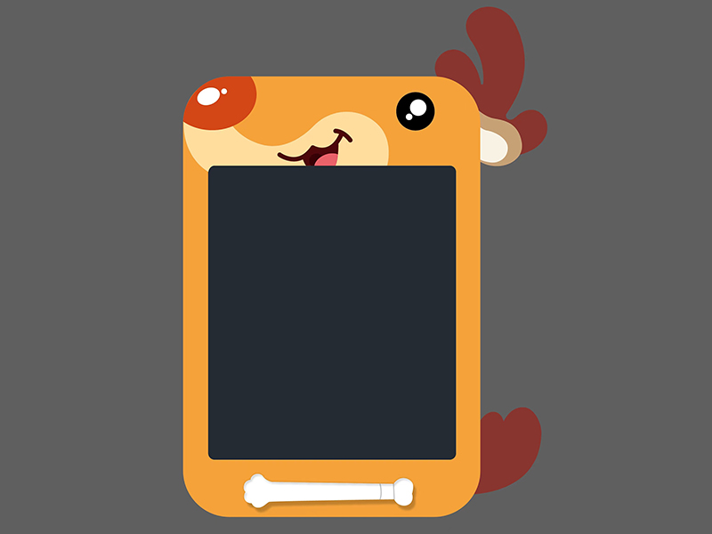 10.5 Inch Christmas Elk Lcd Paintboard