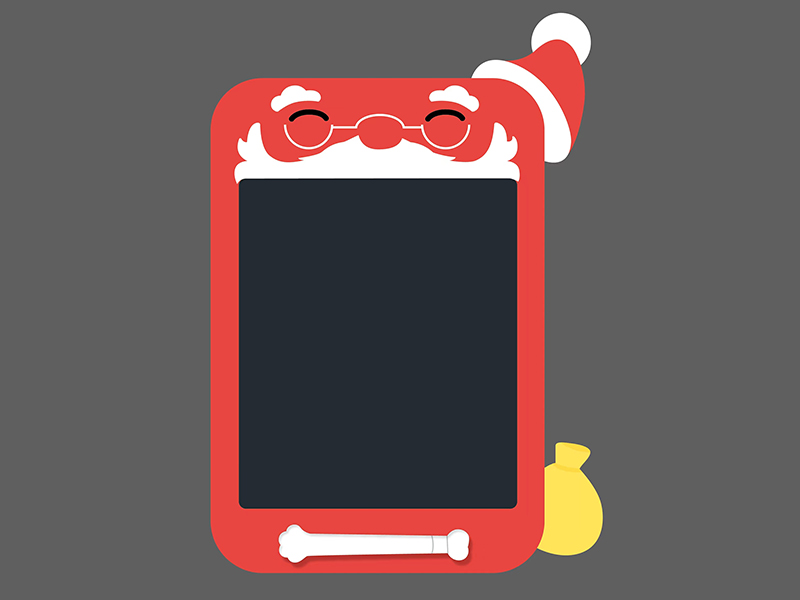 10.5 Inch Santa Claus Lcd Drawing Board