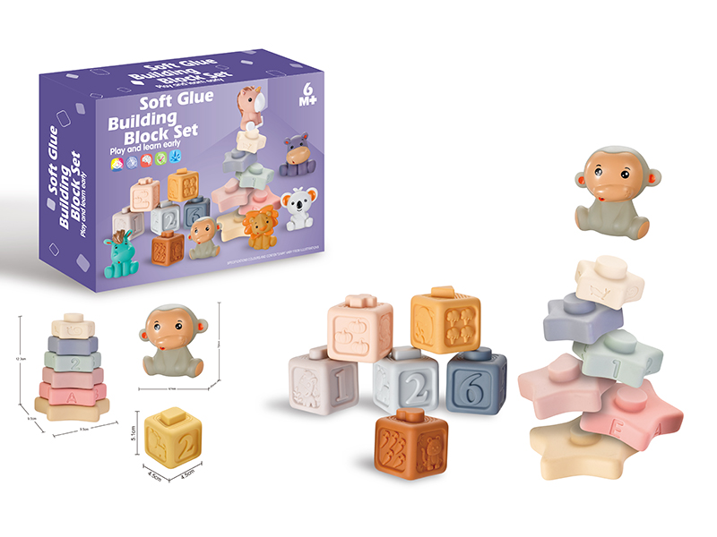 Soft Glue Buliding Blocks Set