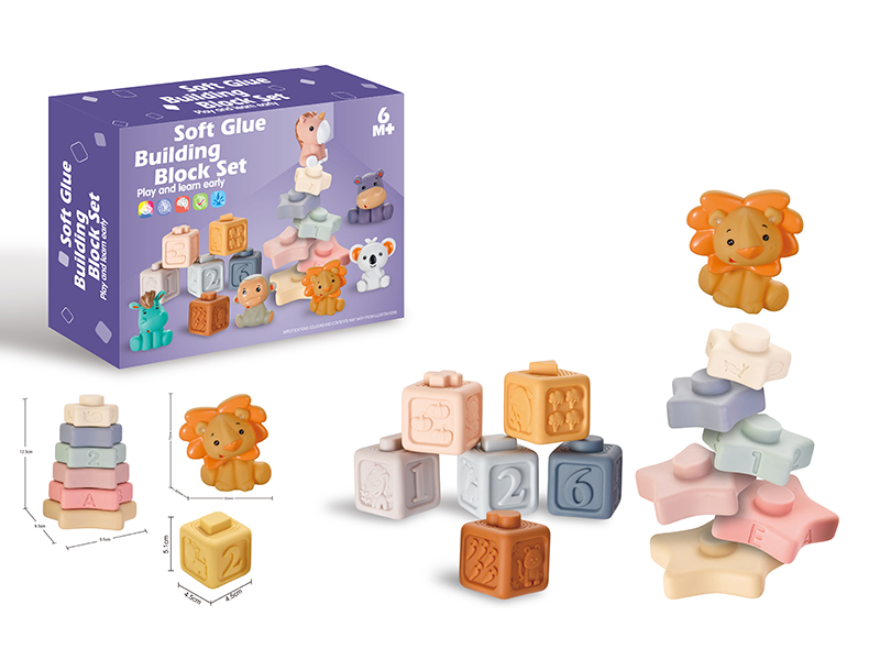 Soft Glue Buliding Blocks Set
