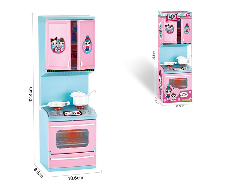 Gas Stove Kitchen Cabinet Set