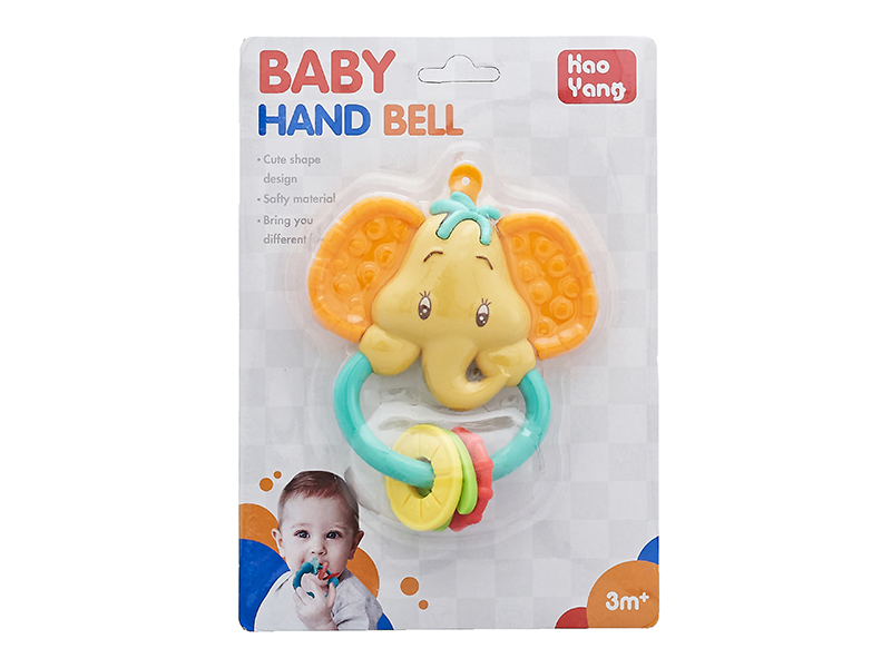 Baby Teether Elephant Rattle