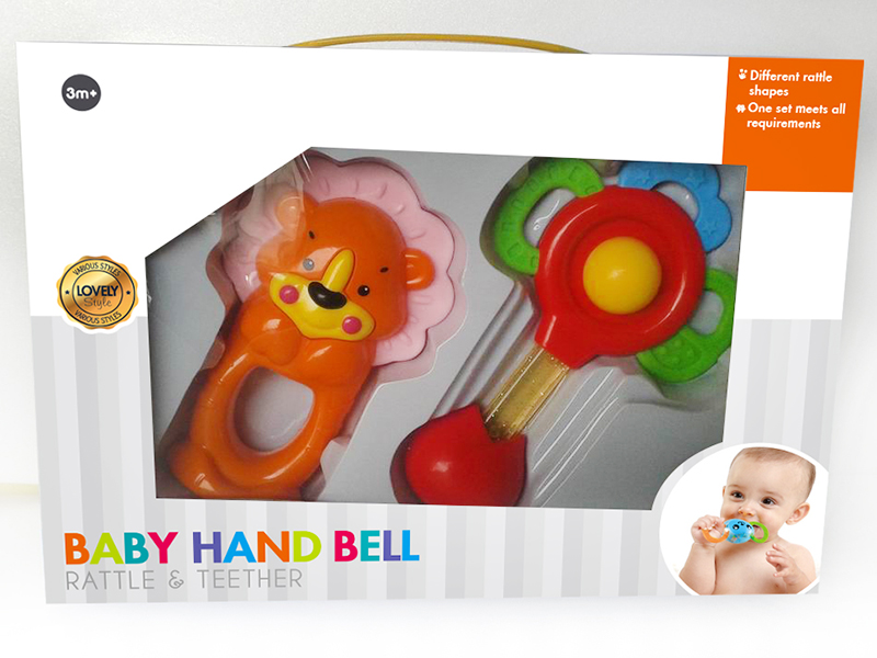 Baby Rattle Teether 2PCS