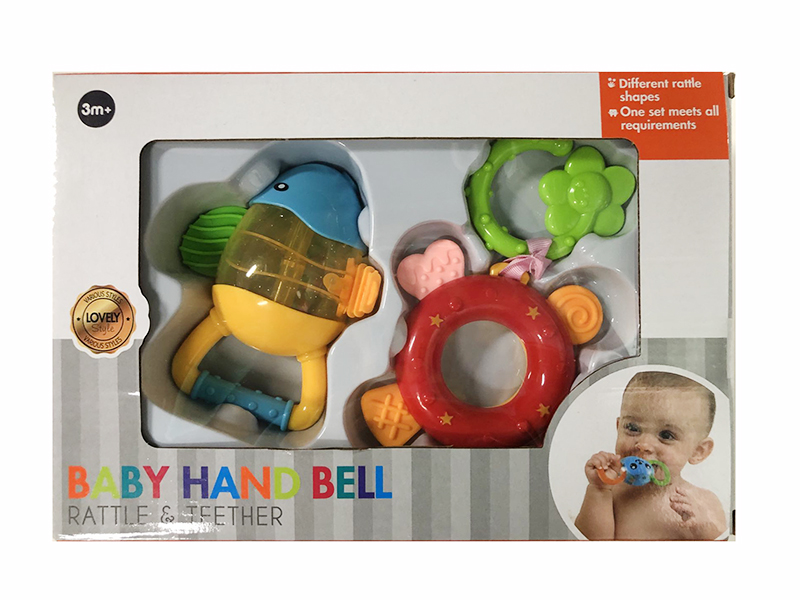 Baby Rattle Teether 2PCS