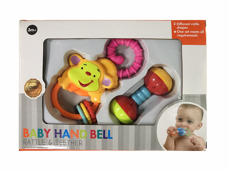 Baby Rattle Teether 2PCS
