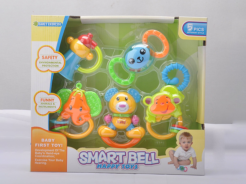 Baby Rattle Teether 5PCS
