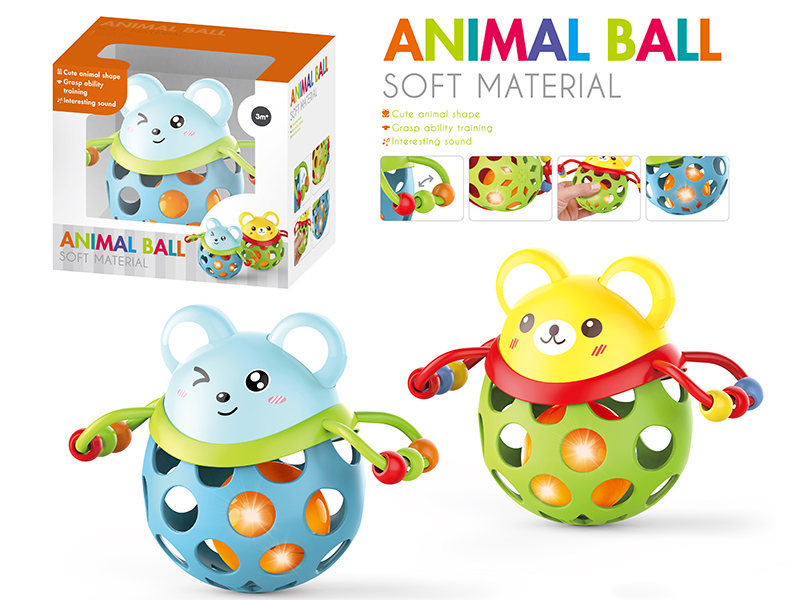 Teether Toys Animals Ball(With Light)