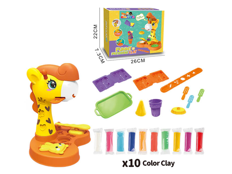 Giraffe Colored Mud Set