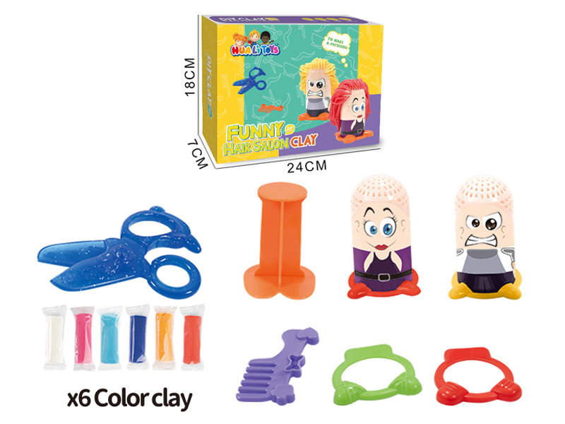 Cartoon Characters Colored Mud Set