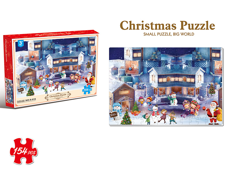 154pcs Christmas Puzzle