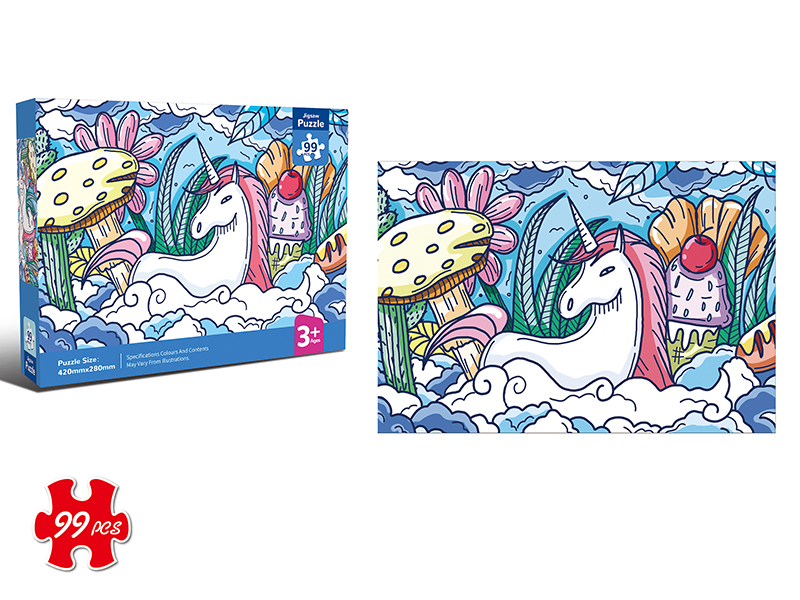 99pcs Unicorn Puzzle