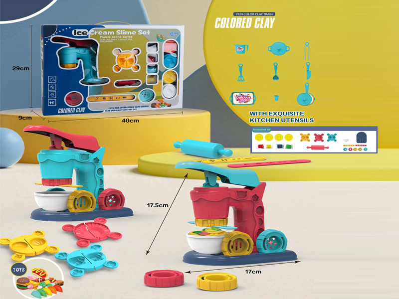Ice Cream Colored Mud Set