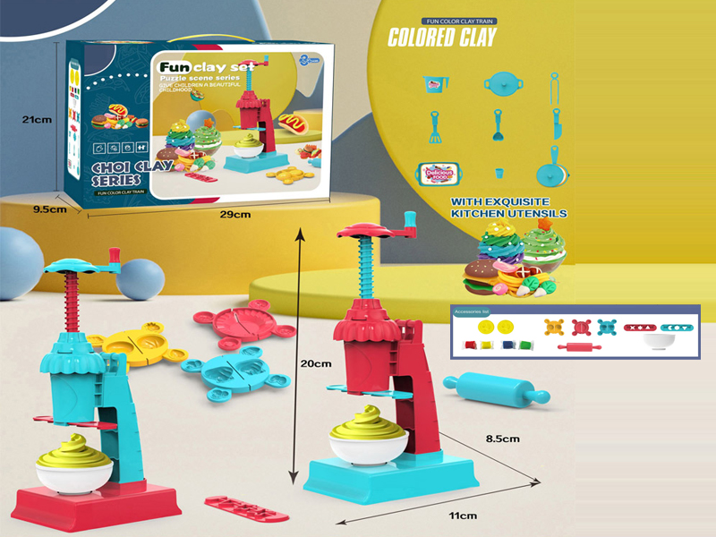 Ice Cream Colored Mud Set