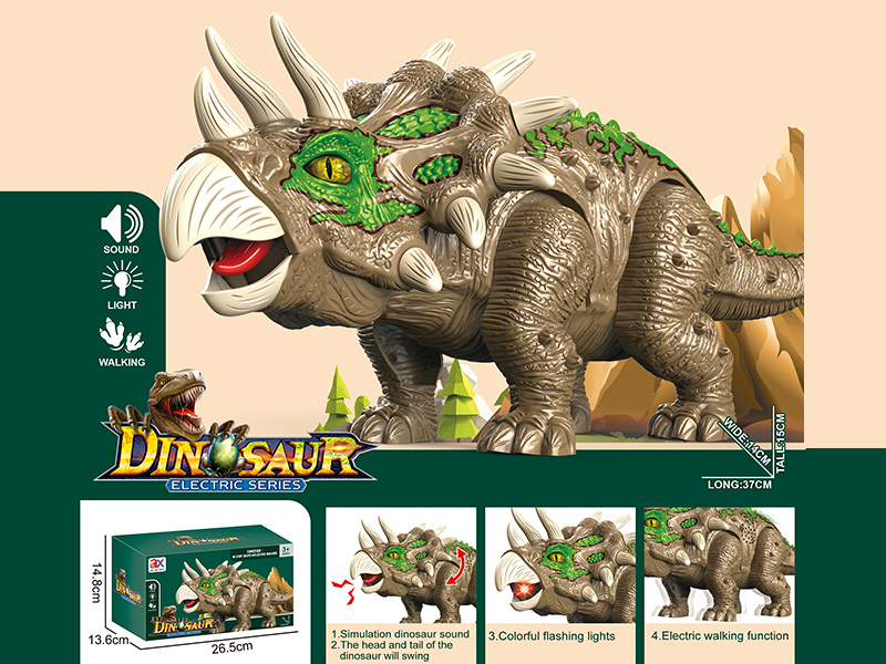 B/O Walking Triceratops(Sound&Light)
