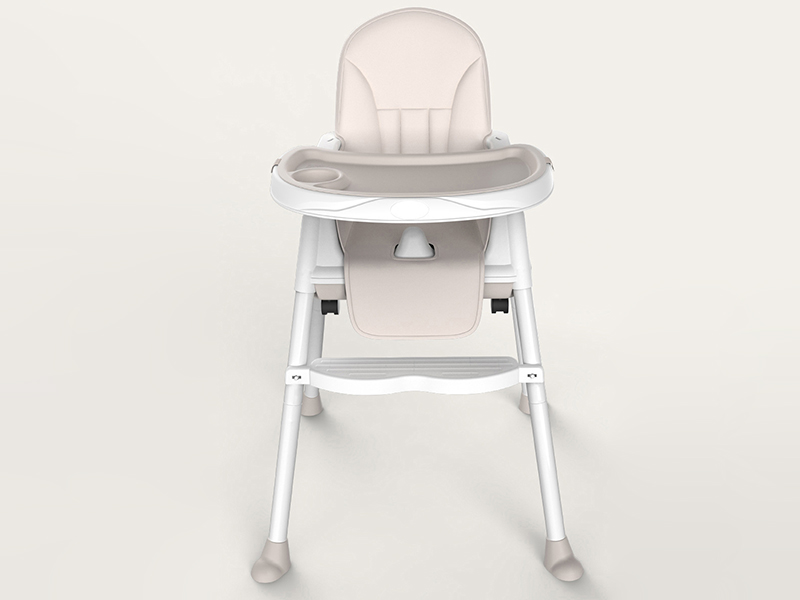 High Chair(Double-Deck Dinner Plate) + PU Leather Cushion