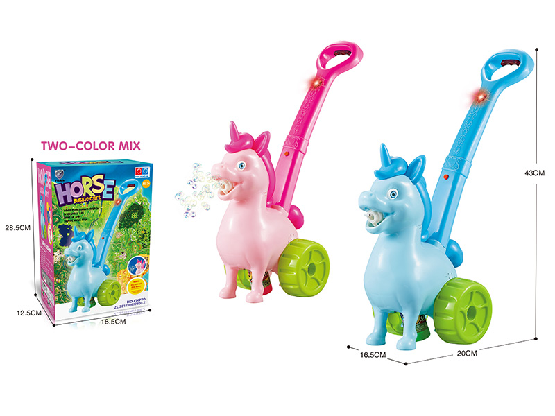 Electric Unicorn Bubble Cart