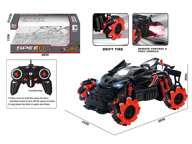 R/C Traversing Spray Simulation Vehicle