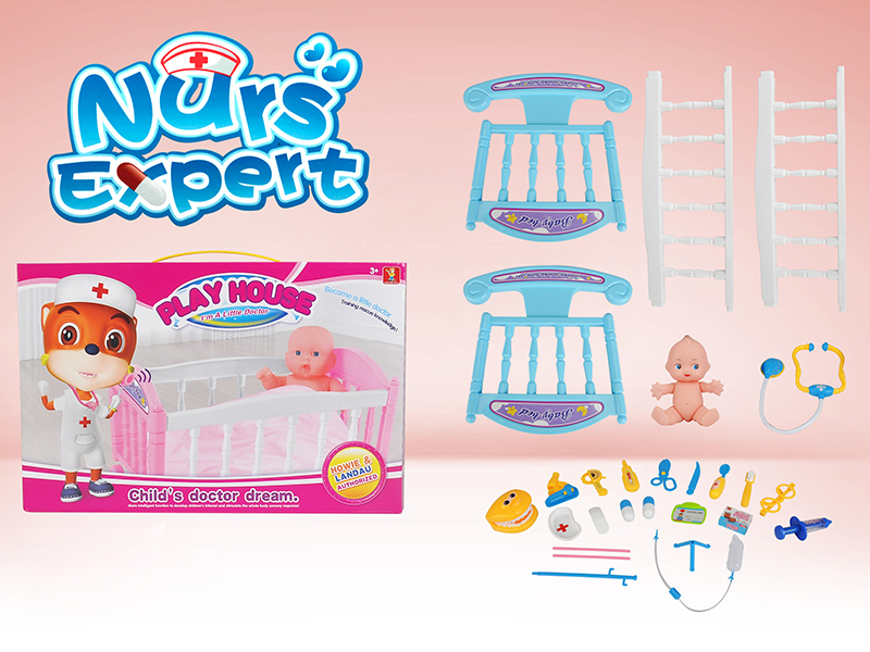 Baby Bed Doctor Toy Set