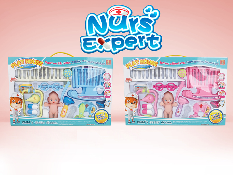 Baby Bed Doctor Toy Set