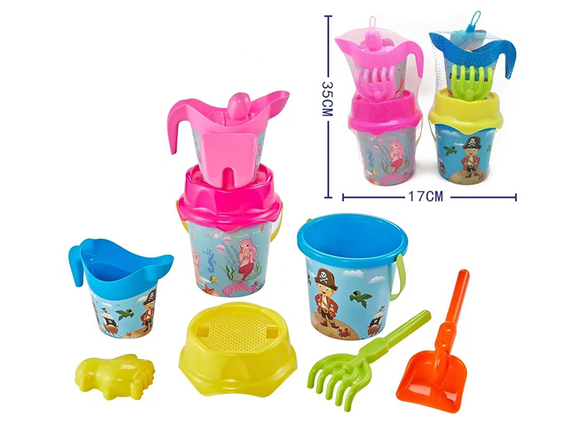 Sand Bucket Set 6pcs