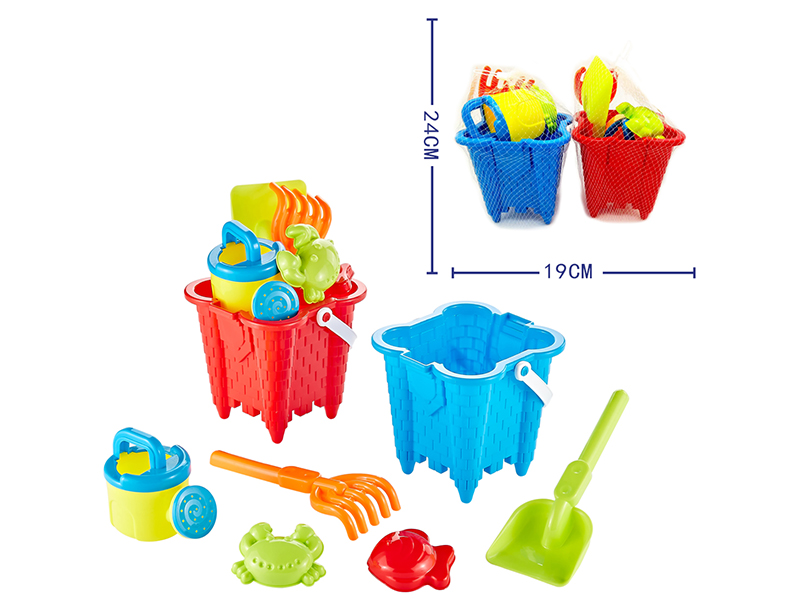Sand Bucket Set 6pcs