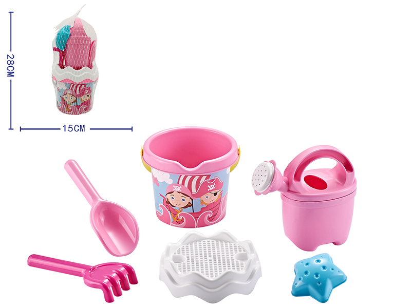 Sand Bucket Set 6pcs