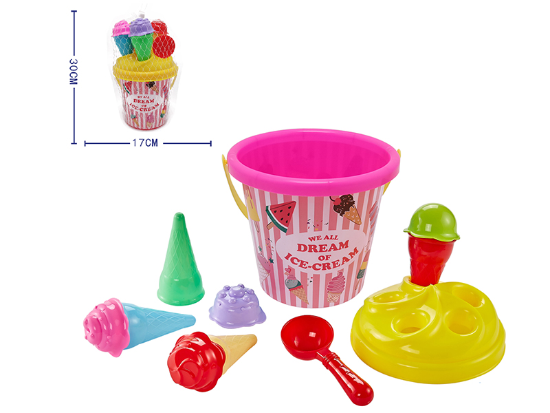 Ice Cream Sand Bucket Set 11pcs