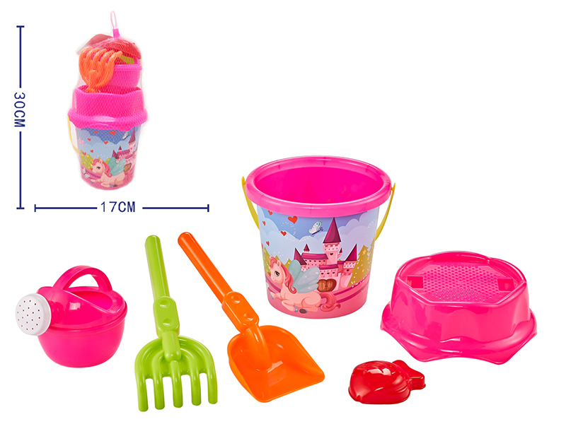 Sand Bucket Set 6pcs