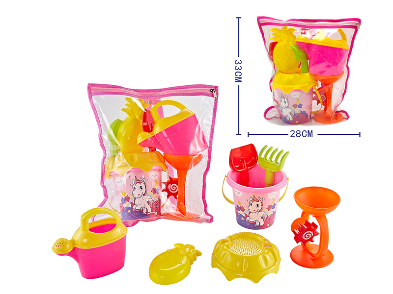 Unicorn Sand Bucket Set 8pcs