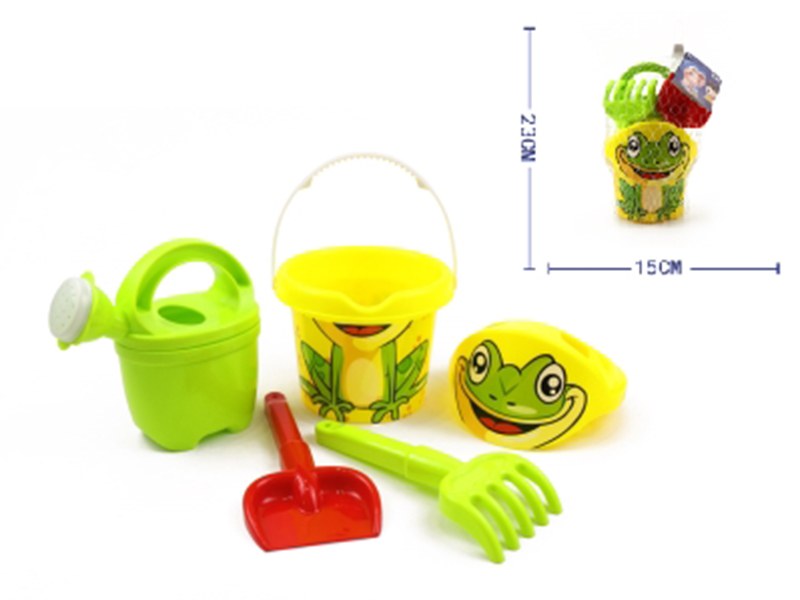 Frog Sand Bucket Set 5pcs