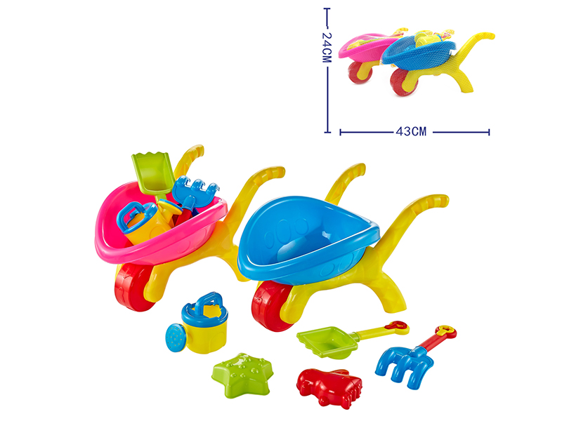 Beach Toy Cart Set 6pcs