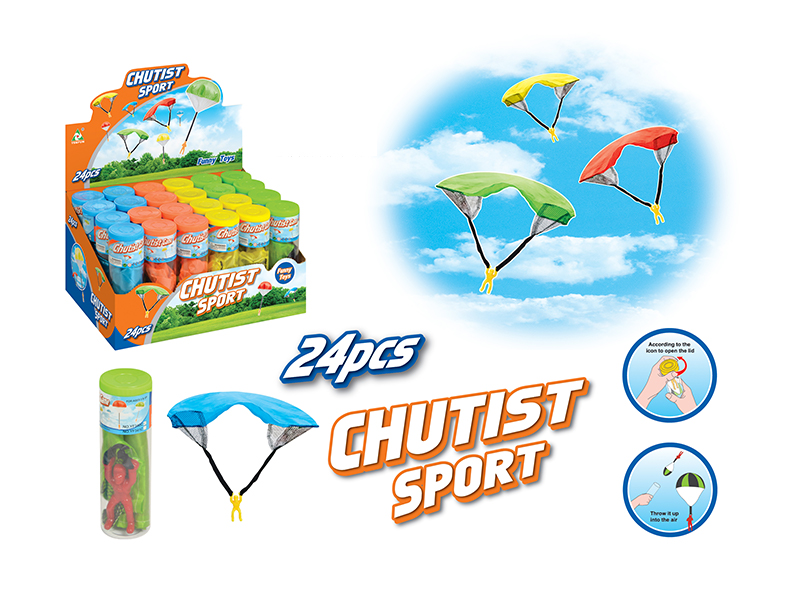 24PCS Paraglider Toy Set