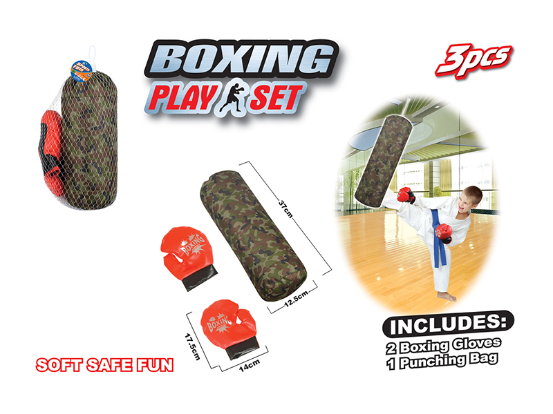 Small Camo Boxing Sandbag Toy