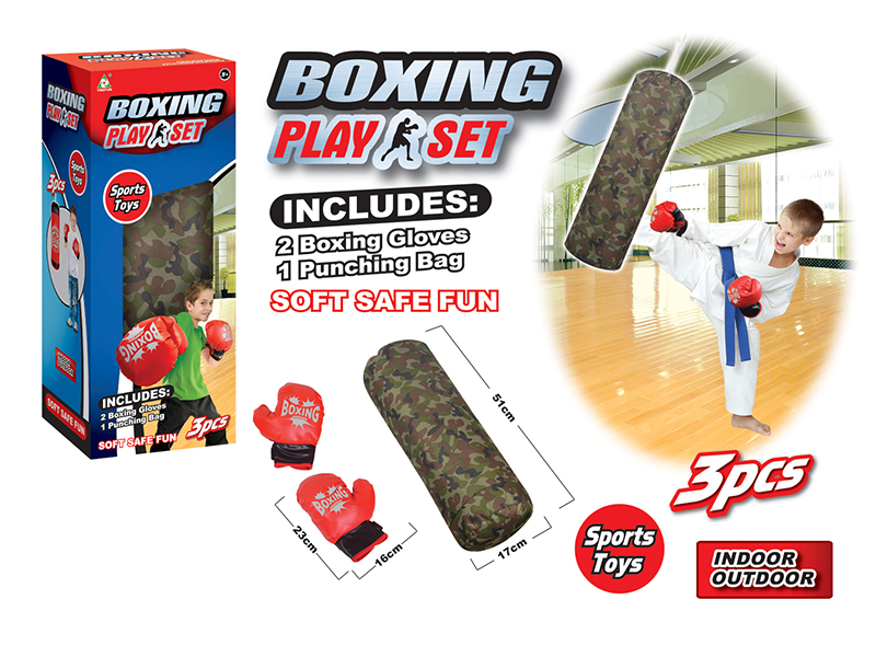 Large Camo Boxing Sandbag Toy