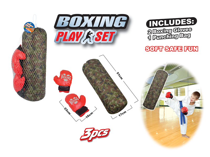 Large Camo Boxing Sandbag Toy