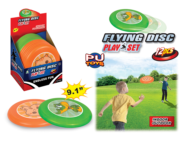 12PCS PU Frisbee Toy