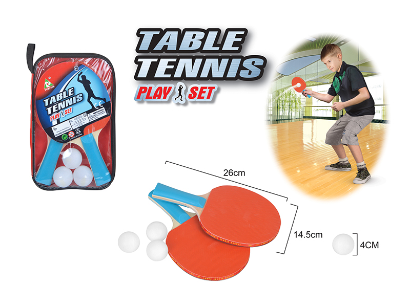 Plastic Handle Table Tennis Racket