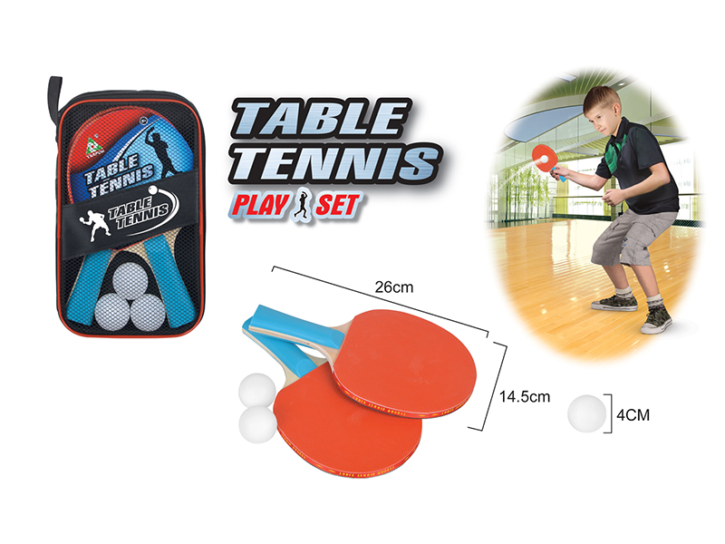 Plastic Handle Table Tennis Racket