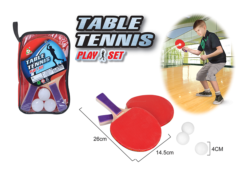 Wooden Handle Table Tennis Racket