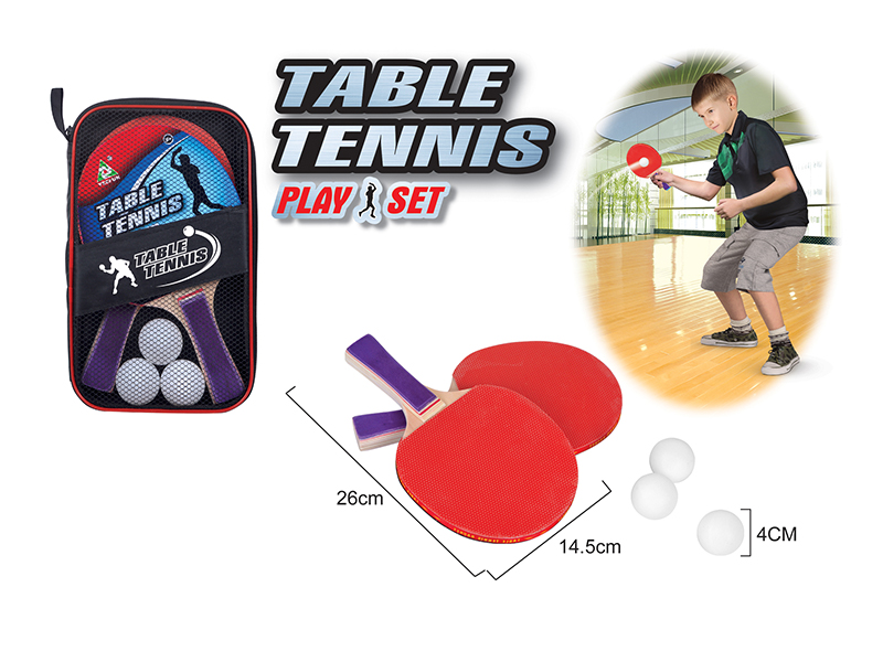 Wooden Handle Table Tennis Racket