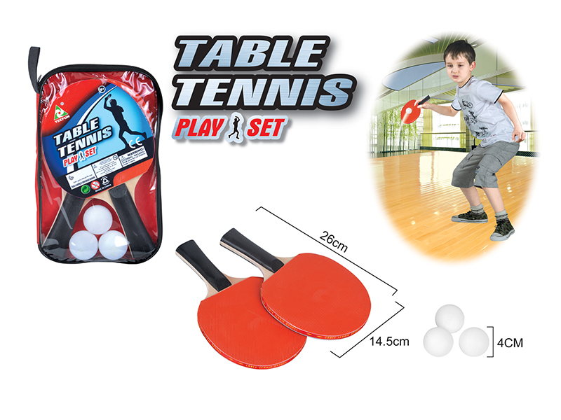 Plastic Handle Table Tennis Racket