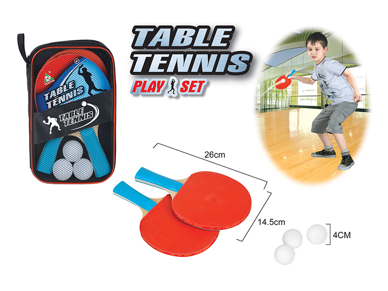Plastic Handle Table Tennis Racket