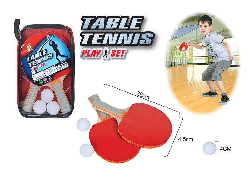 Wooden Handle Table Tennis Racket