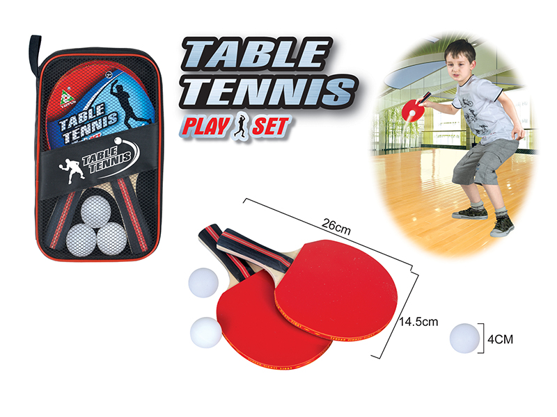 Wooden Handle Table Tennis Racket