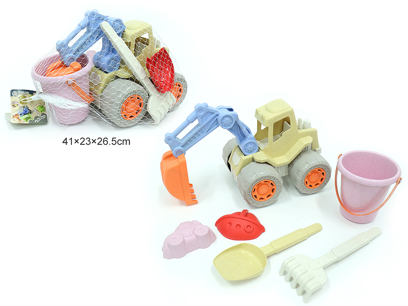 Beach Toy Excavator Set