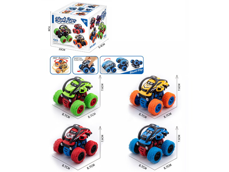 Dual Friction Stunt Off Road Dump Truck (Cartoon Version)