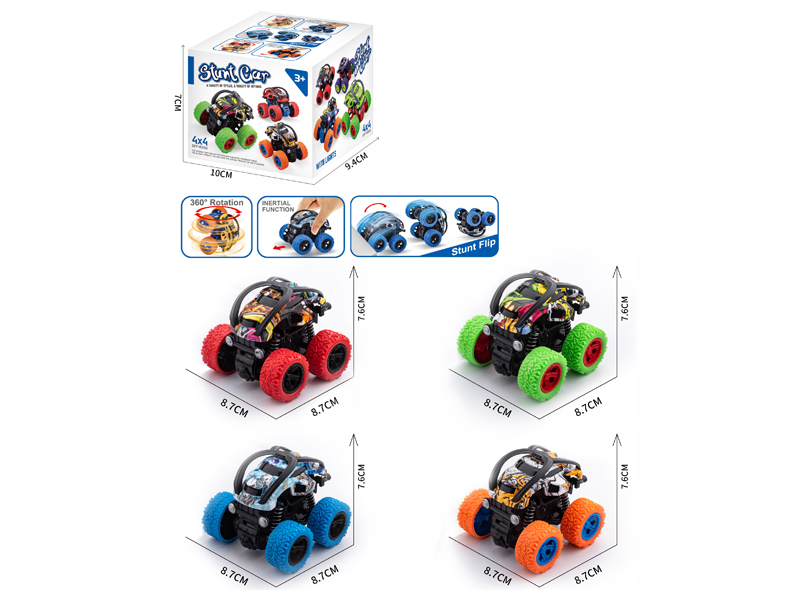 Dual Friction Stunt Off Road Dump Truck (Graffiti Version)