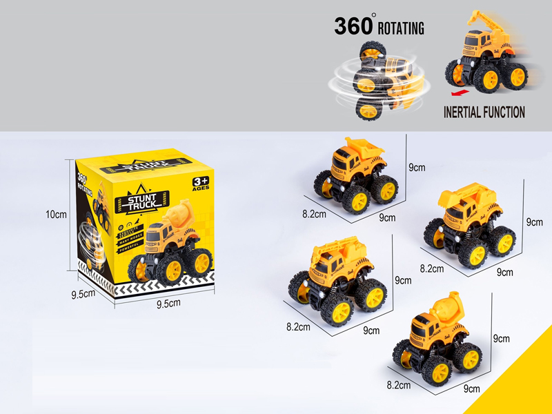 Dual Friction Stunt Engineering Off-Road Vehicle